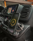 Fiat Ducato 2022+ magnetic phone mount with MagSafe wireless charging