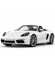 White Porsche Boxster roadster - Tactic Engineering makes a vehicle-specific MagSafe phone mount for the Boxster and Cayman 981 centre console