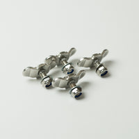 Pack of 4 stainless steel M8 x 25mm wing screws with nyloc nuts for airline rail mounting