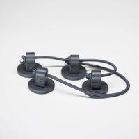 Magnets with rope: space optimisation