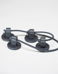 Magnets with rope: space optimisation