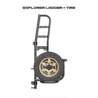 OWL : ÉCHELLE EXPLORER + PORTE-ROUE - SPRINTER VS30 (2019-PRÉSENT)