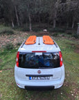 Fiat Panda Carrying Max Trax Recovery Boards with Tactic Engineering's original mounts