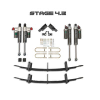 STAGE 4.3 - PAQUETE DE SUSPENSIÓN VAN COMPASS CON AMORTIGUADORES AJUSTABLES FALCON 3.3 - SPRINTER 4X4 (2007-ACTUAL 2500)