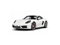 White Porsche 718 Cayman coupe - Tactic Engineering makes a vehicle-specific MagSafe phone mount for the 718 982 centre console