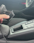 Porsche 911 991 and 718 magnetic phone mount demonstration in the centre console