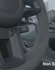 Installing the Tactic Engineering phone mount in the open console tray of a Porsche 911 991 without Smoker's Package, no tools
