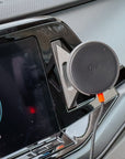 VW T7 phone holder bracket in sintered nylon, SLS 3D printed in Switzerland by Tactic Engineering